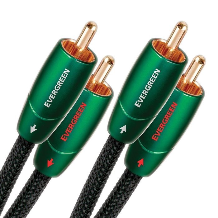 AudioQuest Evergreen 1m 3.28 feet RCA to RCA 1m 3'4"