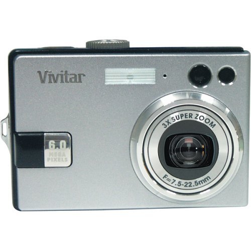Vivitar VIVICAM-6300 6.0 MP Digital Camera with 3X Optical Zoom