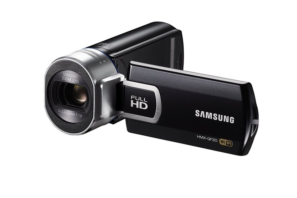 Samsung QF30 Smart WiFi Camcorder with 2.7" LCD Screen and 1080i HD Video Recording (Black) (Discontinued by Manufacturer) N3