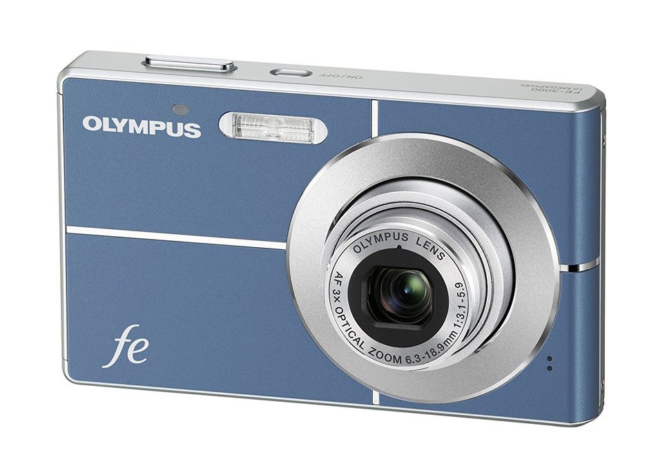 Olympus FE-3000 10MP Digital Camera with 3x Optical Zoom and 2.7 Inch LCD (Titanium) N9