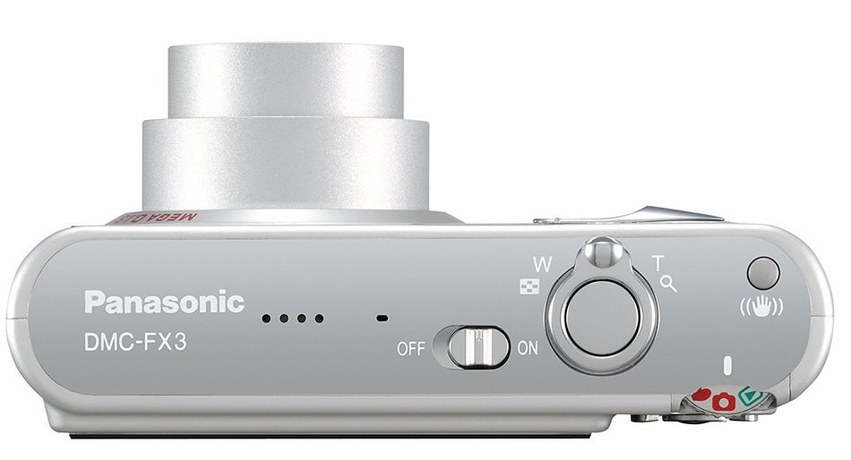 Panasonic DMC-FX3K 6MP Digital Camera with 3x Optical Image Stabilized Zoom (Black) N6