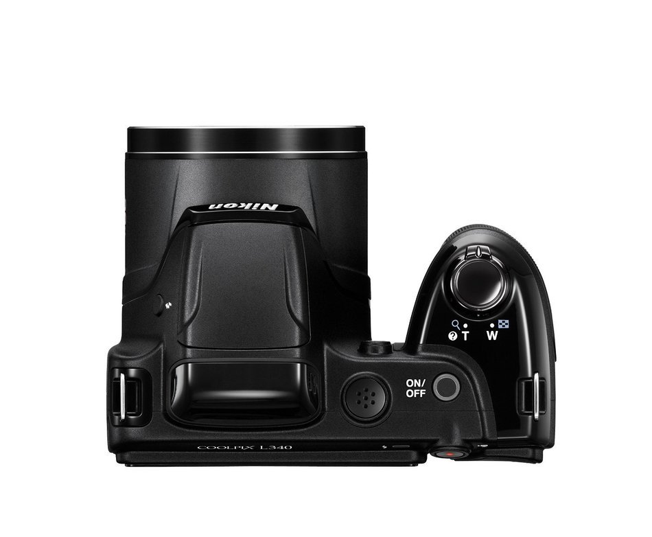 Nikon Coolpix L340 20.2 MP Digital Camera with 28x Optical Zoom and 3.0-Inch LCD (Black) (Certified Refurbished) N6