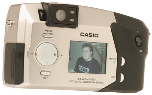 Casio QV3000EX 3.34-Megapixel Digital Camera with 340 MB MicroDrive N2