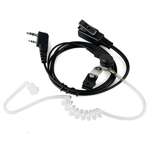 NSKI Air Acoustic Earpiece Headset for Baofeng Two Way Radios UV-5R UV-B6 BF-888S UV-B6 UV-B5 Walkie Talkies 2... N5