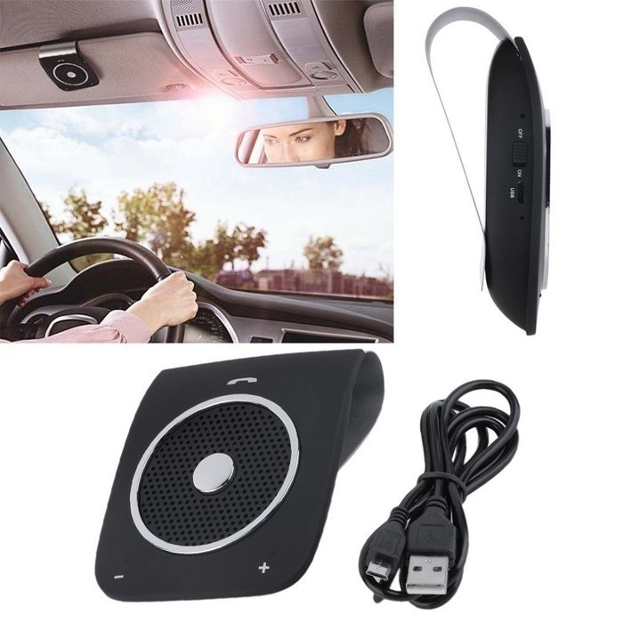 FXWOOD, Stereo Bass Wireless Bluetooth Car Kit Speaker Handfree For Smart Phone , FM10 N2