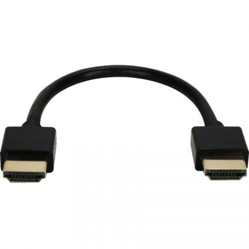 QVS HDT-0.5F Shielded Video/Audio/Network Cable, HDMI, Black
