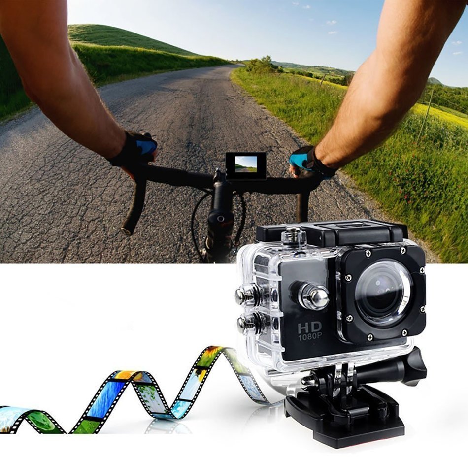 iGearPro Full HD 1080p 12MP Waterproof WIFI Sports Action Camera, 20 Camera Accessories N5