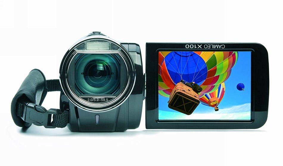 Toshiba Camileo X100 Full-HD Camcorder - Silver/Black (Discontinued by Manufacturer) N7