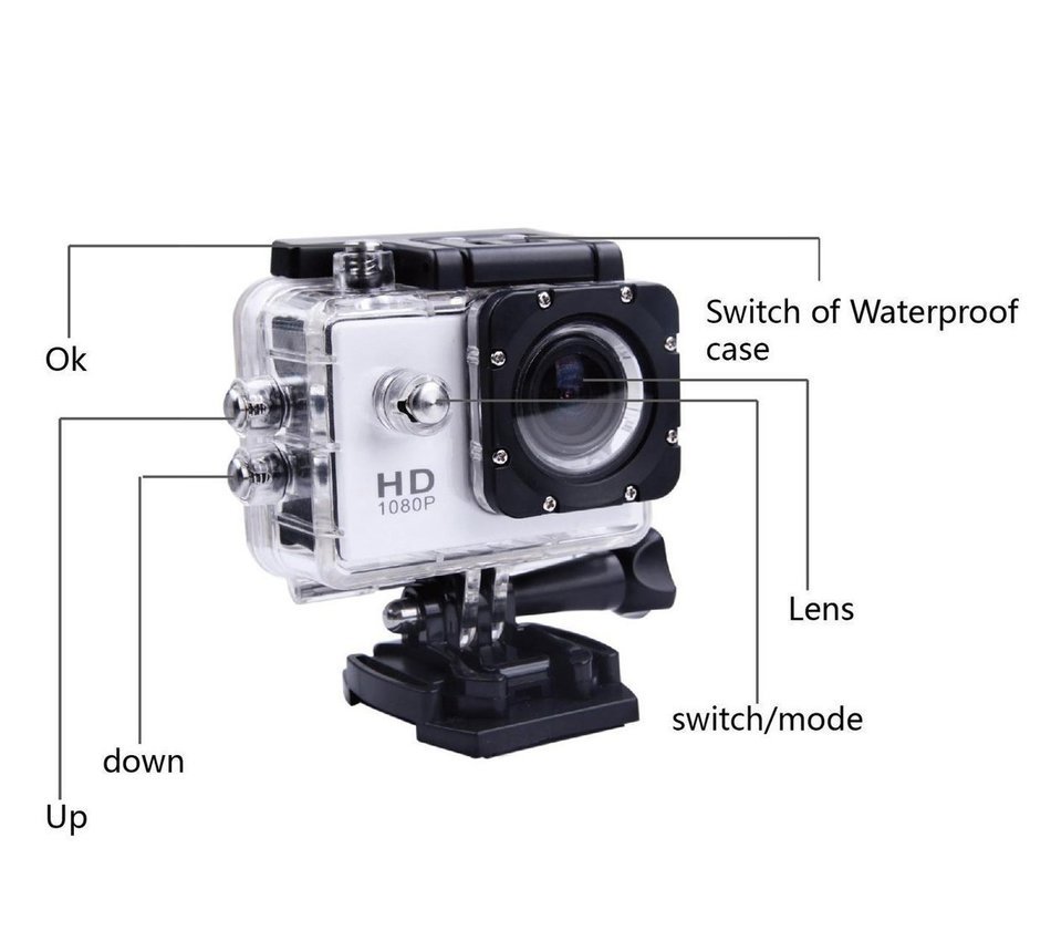 FuriAuto 70&iexcl;&atilde; Wide Helmet Camcorder DVR Sport Mini Camera Action Camera DV Camcorder N7