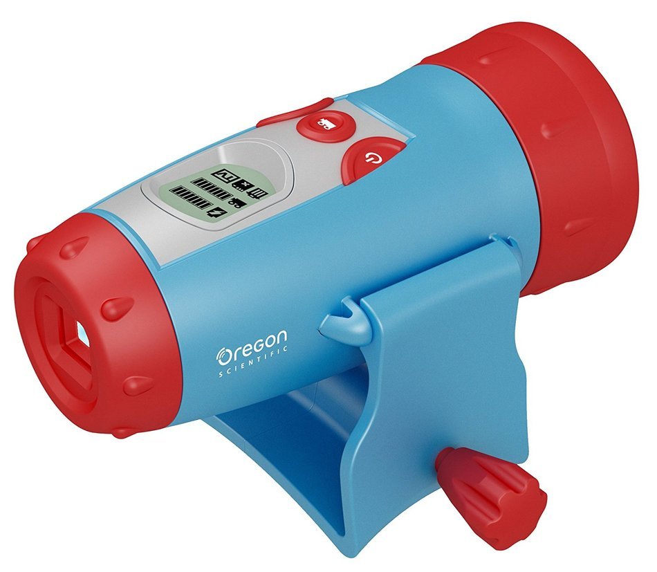 Oregon ScientificAC01-18 Hands-Free Fun Movie Camera for Kids Video Camera with 1-Inch LCD Screen (Blue) (Discontinued...
