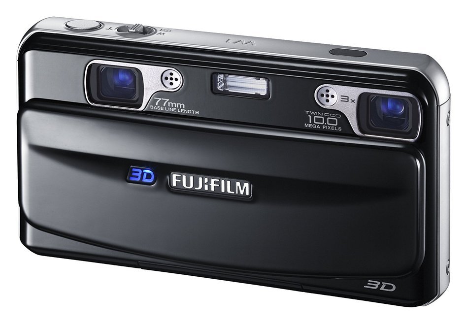 FUJIFILM 3D Camera FinePix REAL (Black) F FX-3D W1 - International Version (No Warranty) N3