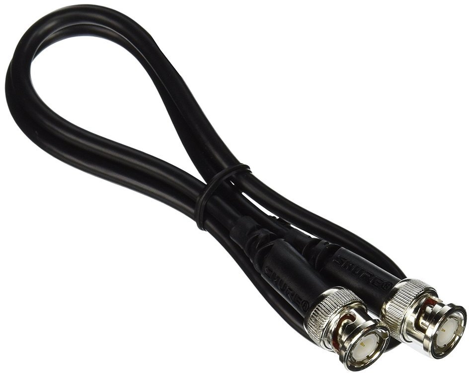 Shure UA802 2-Feet UHF Coaxial Antenna Cable, BNC-BNC, RG58C/U Type