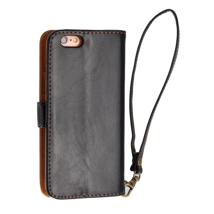 IPHONE 5SE CASE, Aroko 5S CASE Premium PU Leather Wallet Cover with Card Slots and Stand Function for Apple iPhone... N27