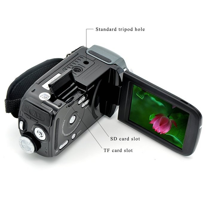 MARVUE Camcorder HD 720p 3 Inch Touch Screen Recorder Portable Digital Video Camera 16MP (HDVM32) N5