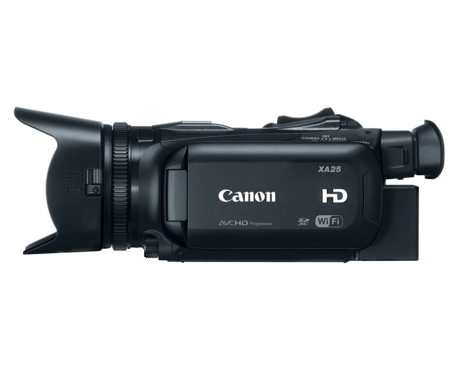 Canon XA25 Professional Camcorder with 2pc 32GB High Speed Memory Cards + Wideangle Lens + Telephoto Lens + LED... N3