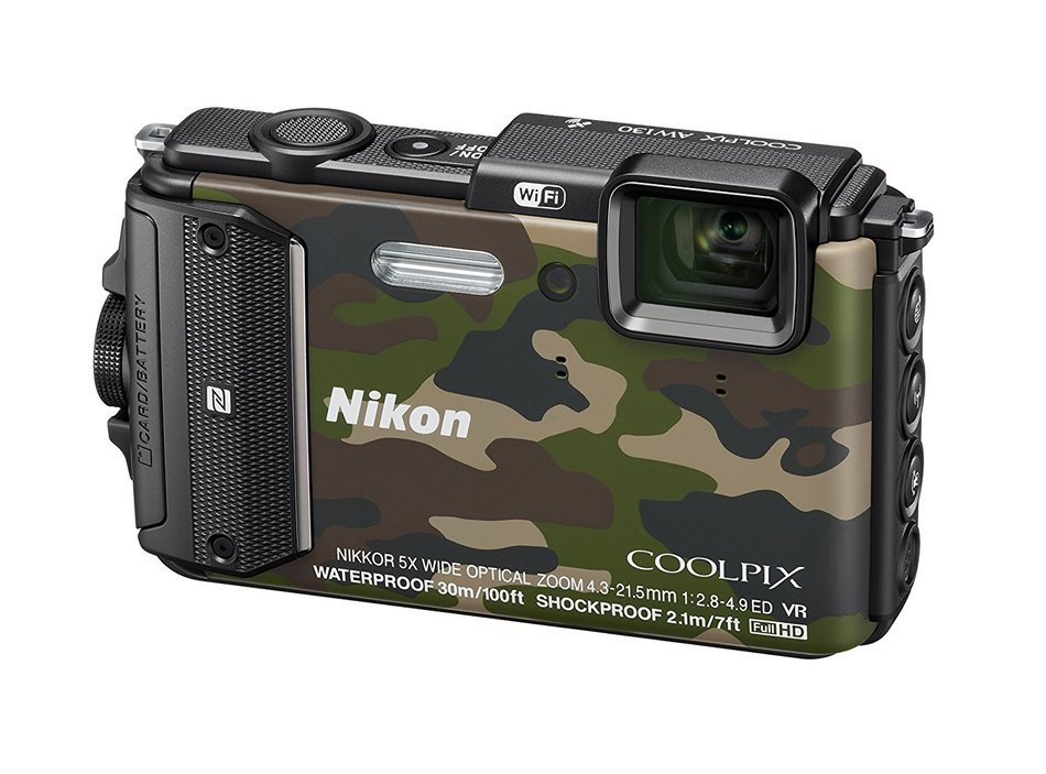 Nikon Coolpix AW130 Shock & Waterproof GPS Digital Camera (Orange) - International Version N11
