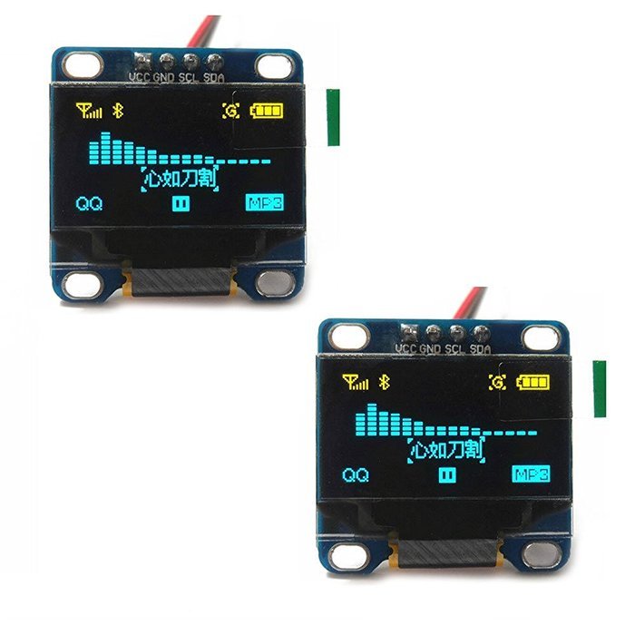 Diymall 0.96" Inch Yellow and Blue I2c IIC Serial 128x64 Oled LCD Oled LED Module for Arduino...