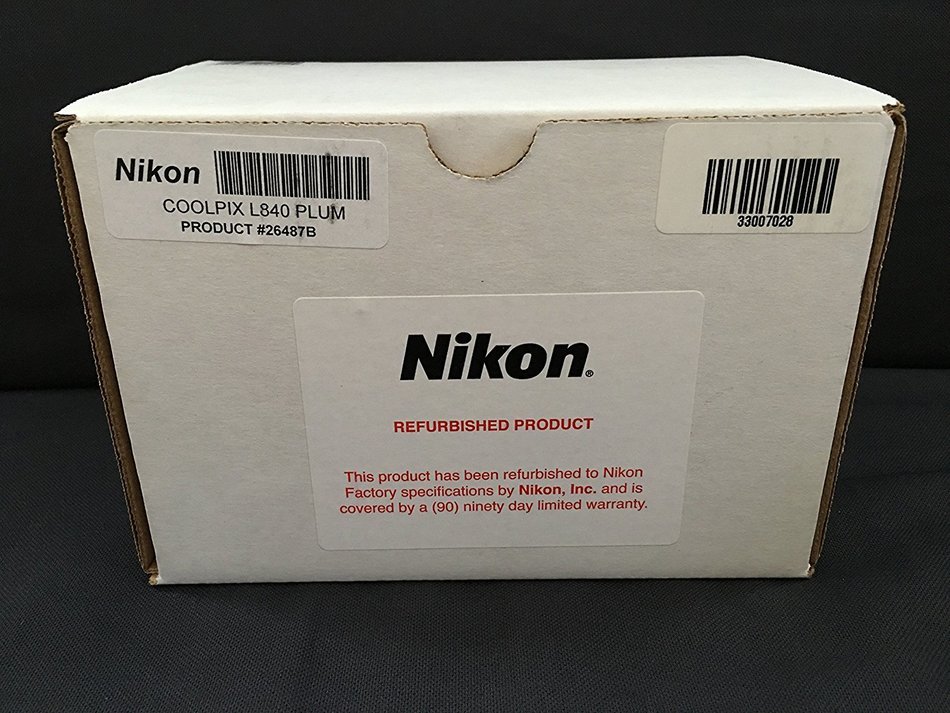 Nikon CoolPix L840 Digital Camera (Purple) - International Version (No Warranty) N2