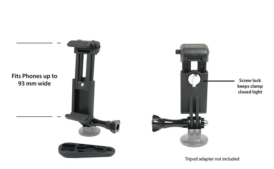 Action Mount Wearable Head Mount for Smartphone. Easily Record Action Video using your Smartphone, or GoPro Camera... N7