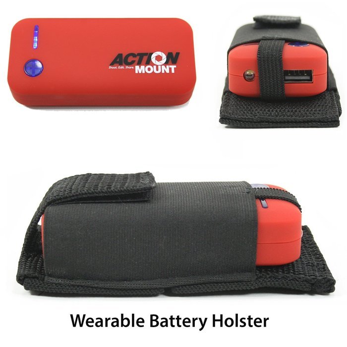 Action Mount Wearable Head Mount for Smartphone. Easily Record Action Video using your Smartphone, or GoPro Camera... N12