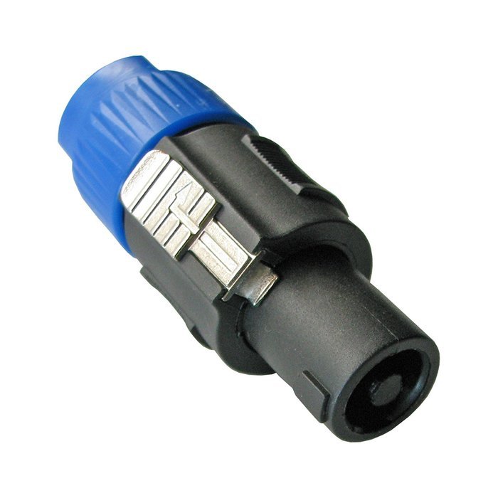 4 PACK: Speakon Connectors for Pro Audio Speaker Cables (4 pole, male)