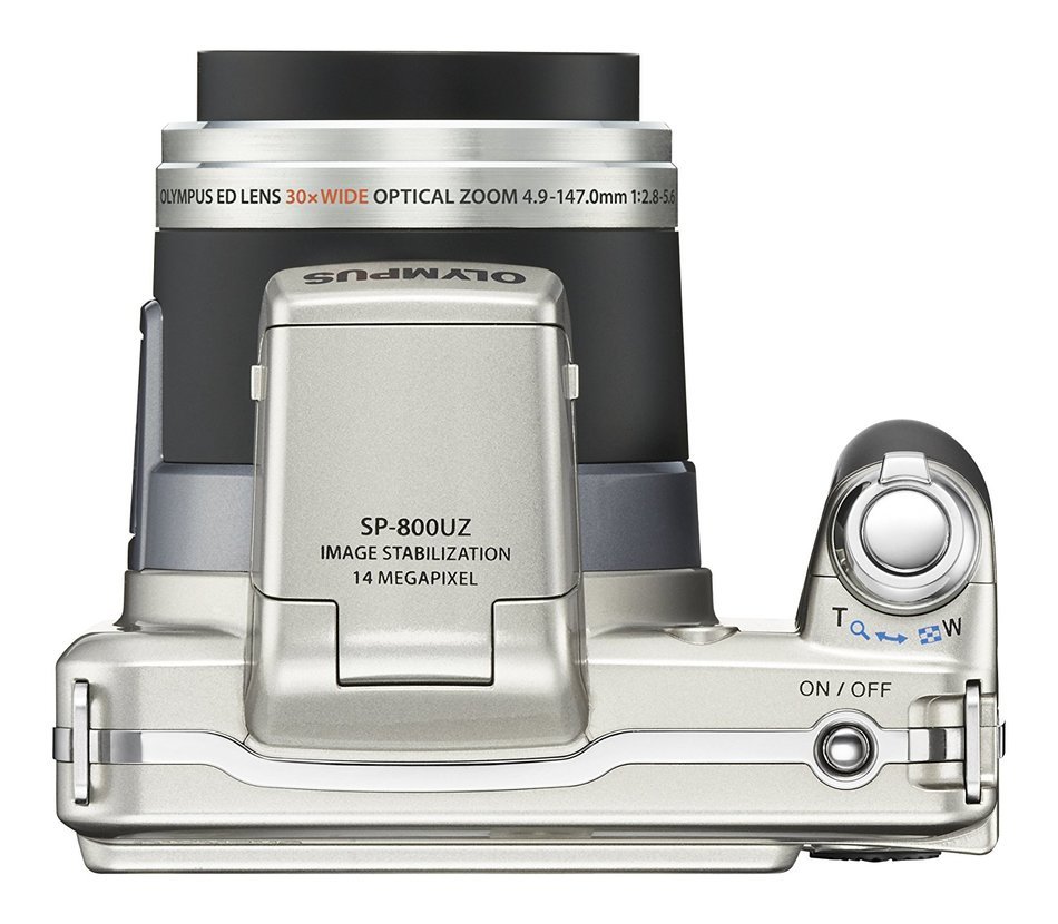 Olympus SP-800UZ 14MP Digital Camera with 30x Wide Angle Dual Image Stabilized Zoom and 3.0 inch LCD (Old Model) N3