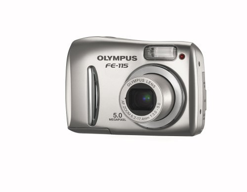 Olympus FE-115 5MP Digital Camera with 2.8x Optical Zoom N3