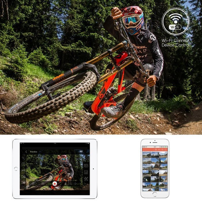 APEMAN Action Camera, Sport Camera Wi-Fi 1080p HD Waterproof Action Cam, Portable Package and Dual 1050mAh Batteries...