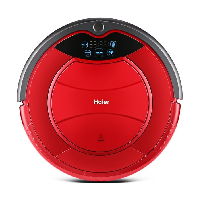 Haier Robotic Vacuum Cleaner Automatic Floor Cleaner with Self Charging and Wet Mop (Red) N11