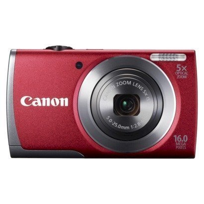 Canon Red PowerShot A 3500IS Digital Camera N2