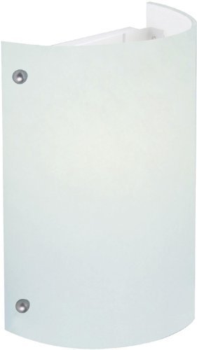 Lite Source LS-16297FRO Davio I Fluorescent Wall Sconce Lite, Frost Glass Shade by Lite Source