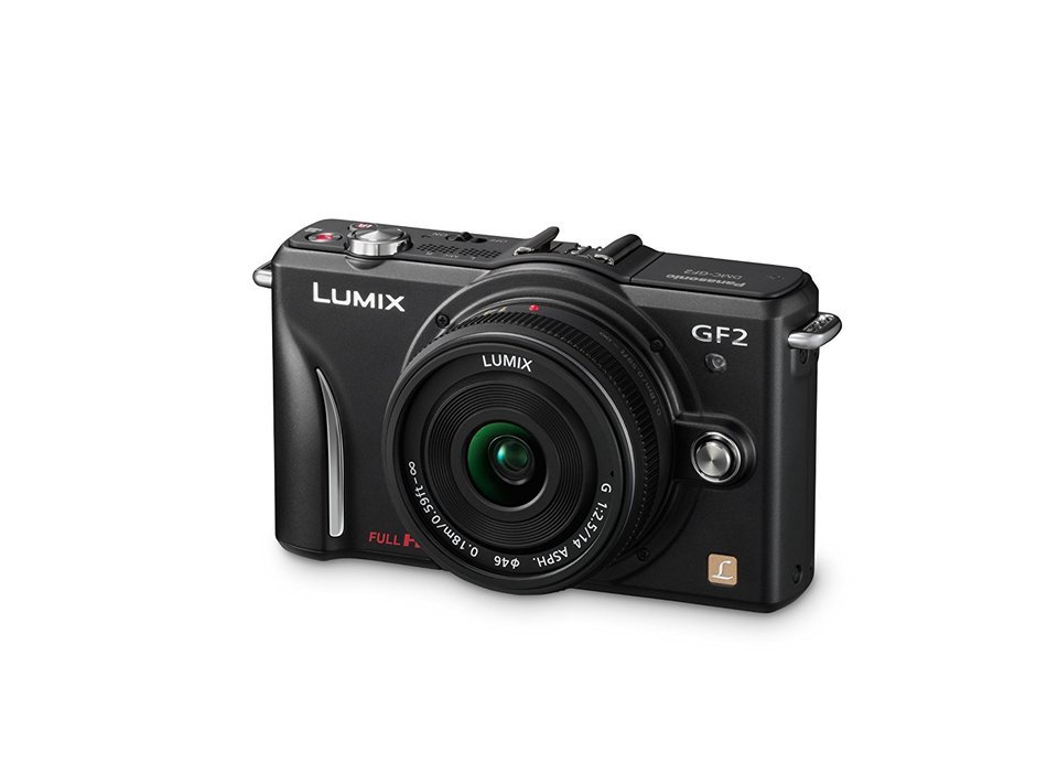 Panasonic Lumix DMC-GF2 12 MP Micro Four-Thirds Mirrorless Digital Camera with 3.0-Inch Touch-Screen LCD and 14mm... N10