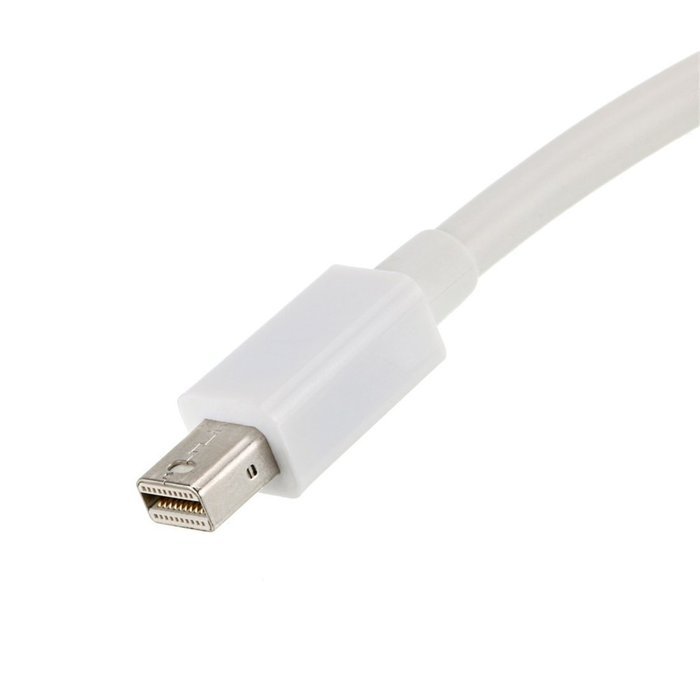 Leedemore Mini Display Port Adapter 3 in 1 Thunderbolt Mini DisplayPort to HDMI/DVI/VGA Adapter M/F Converter... N19