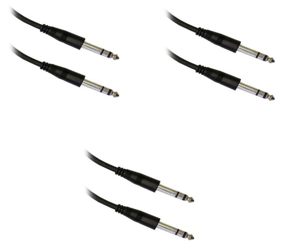 C&E CNE40292 6-Feet 1/4-Inch Stereo Audio Patch Cable, 1/4 Male N2