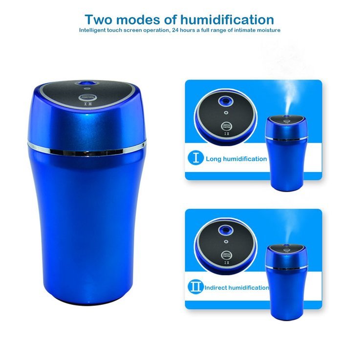 TopReturn Car Air Humidifier, Cool Mist Humidifier, 180ML USB Small Humidifier, Portable Humidifier for Car, Home... N26