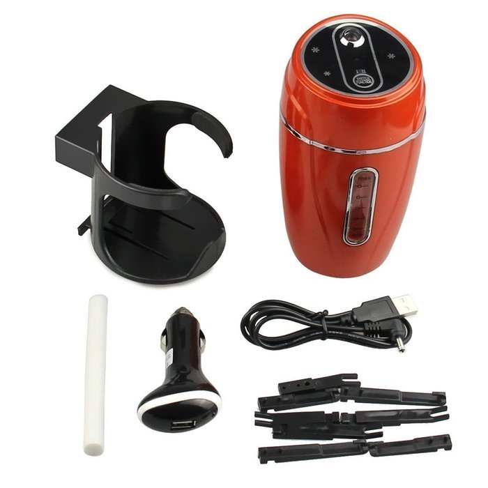 TopReturn Car Air Humidifier, Cool Mist Humidifier, 180ML USB Small Humidifier, Portable Humidifier for Car, Home... N30