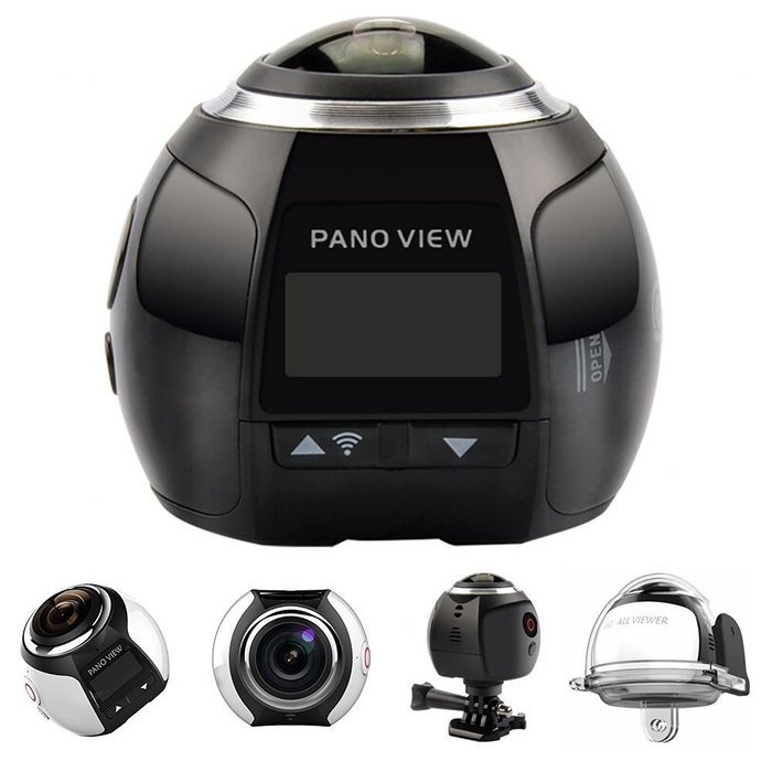 GBD Wireless 360 Degree Panoramic Camera 3D VR Live Video Full View Action Sports Camera with WiFi Waterproof... N15