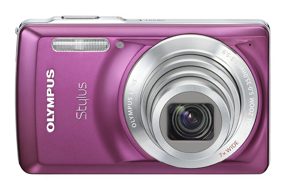 Olympus Stylus 7030 14 MP Digital Camera with 7x Wide Angle Dual Image Stabilized Zoom and 2.7-inch LCD (Purple...