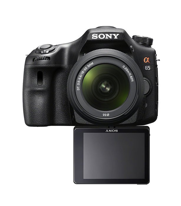 Sony SLT-A65V 24.3 MP Translucent Mirror Digital SLR With 18-55mm Lens N3