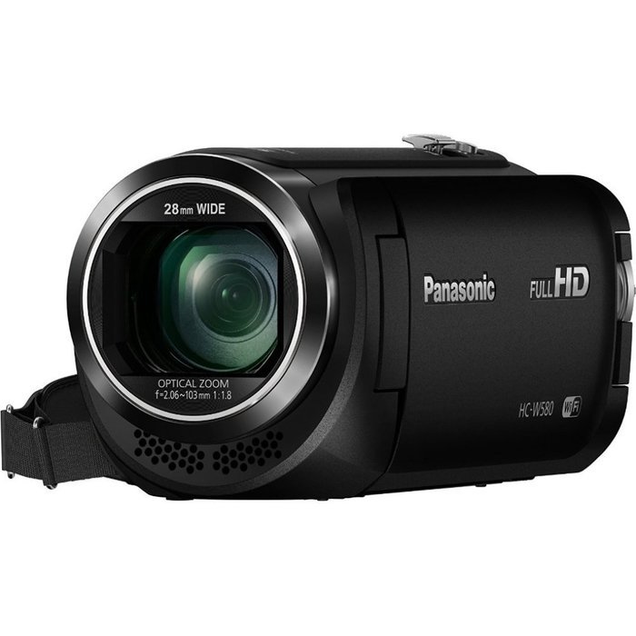 Panasonic HC-W580K Full HD Camcorder w/Wi-Fi, Built-in Multi Scene Twin Camera - Black w/Bundle Includes, 64GB... N3