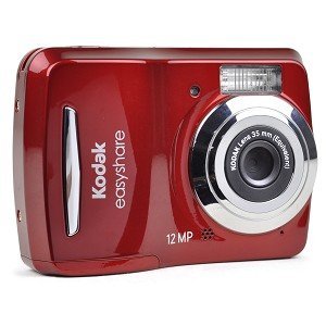 Kodak EasyShare C15 12MP 5x Digital Zoom Camera (Red) - One Touch Sharing! N3