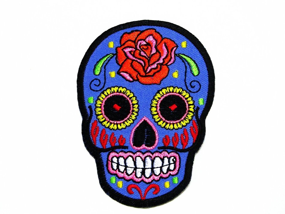 Sunny Buick - Rose Sugar Skull - Embroidered Patch