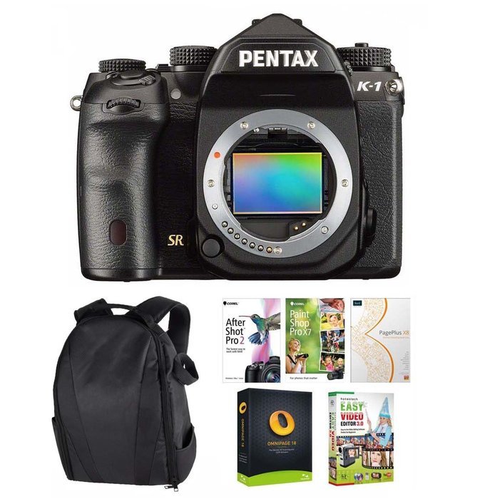 Pentax K-1 Full Frame DSLR with Digital Treasures Creative & Office Software