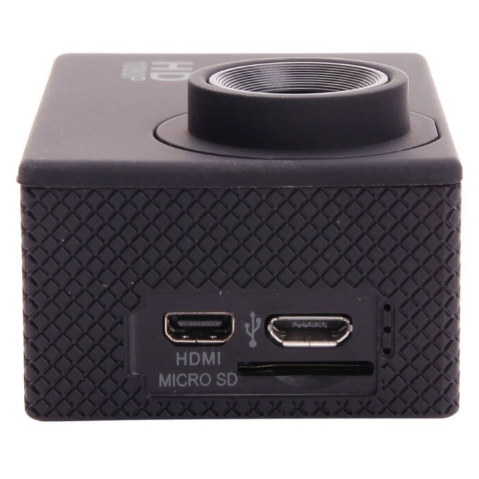 Olymstore Full HD 1080P Waterproof 140-Degree Wide-angle Lens Mini Sports DV (US Standard) Black N4