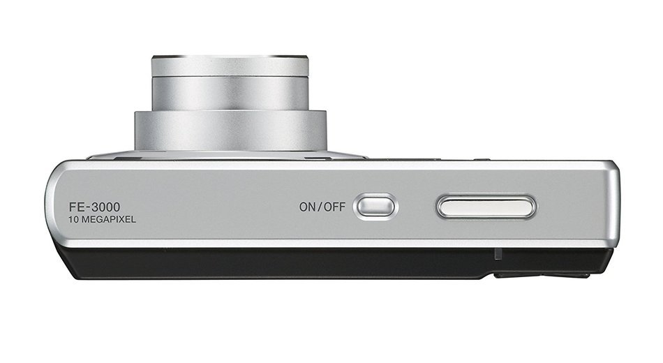 Olympus FE-3000 10MP Digital Camera with 3x Optical Zoom and 2.7 Inch LCD (Titanium) N10