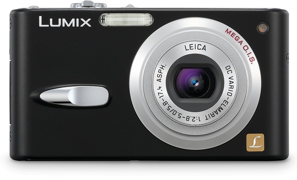 Panasonic DMC-FX3K 6MP Digital Camera with 3x Optical Image Stabilized Zoom (Black) N7