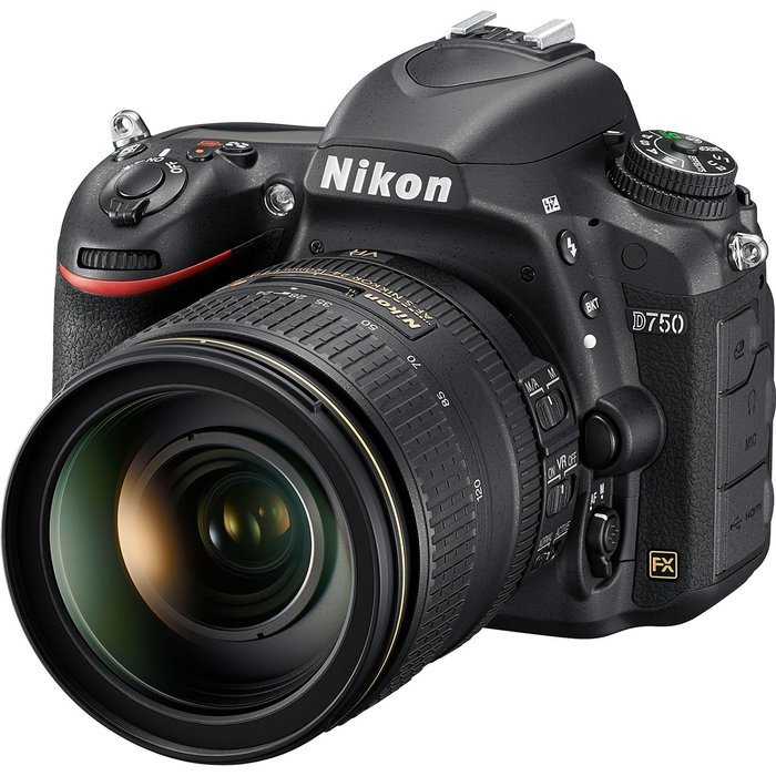 Nikon D750 Digital SLR Camera & 24-120mm f/4 VR Lens with 64GB Card + Backpack + Flash + Battery & Charger + Grip... N3