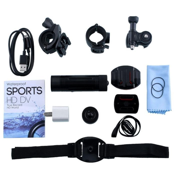 1080P Waterproof Helmet Mini Action Camera Sports Cam Video Car Diving Recorder DV Bike Motorcycle Camcorder best... N4