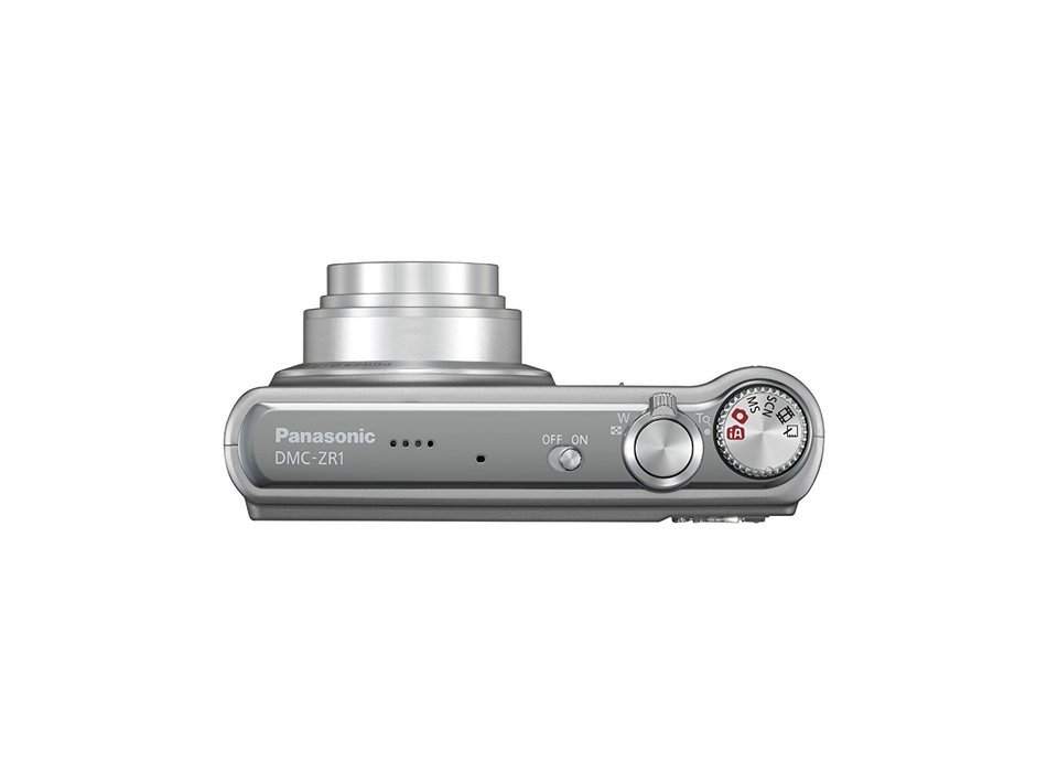 Panasonic Lumix DMC-ZR1 12.1MP Digital Camera with 8x POWER Optical Image Stabilized Zoom and 2.7 inch LCD (Silver) N3