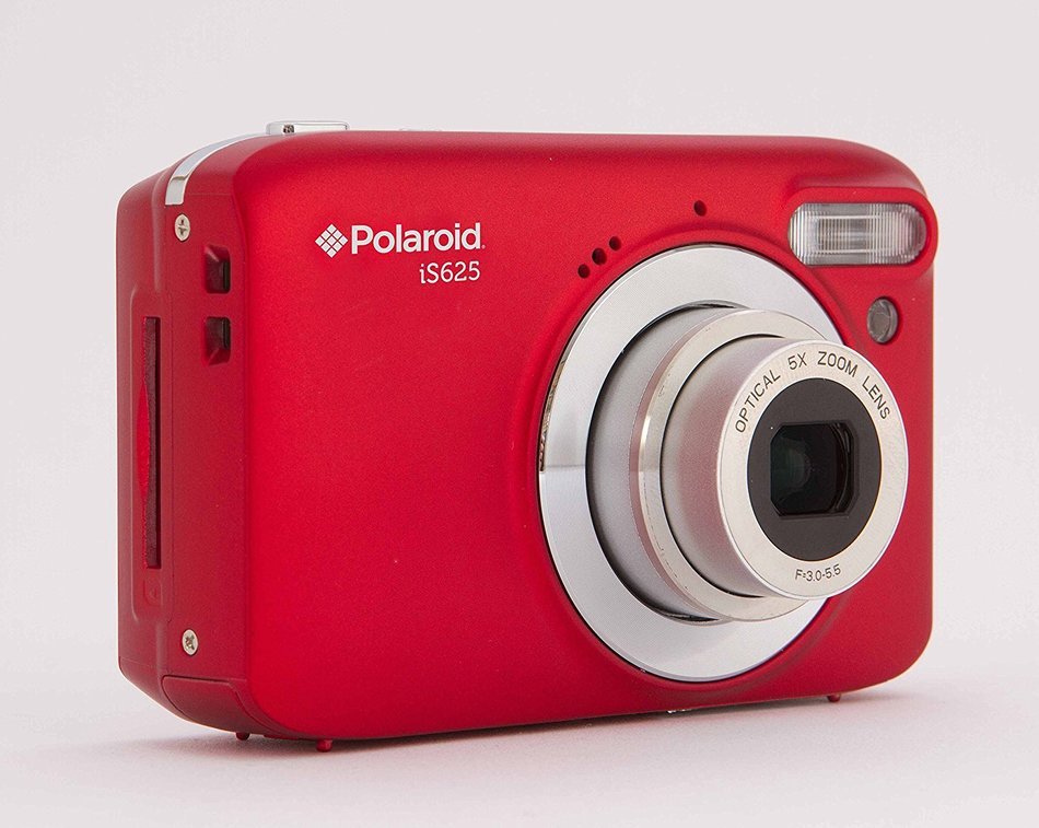 Polaroid IS625-RED-FHUT 16.1 Digital Camera with 2.7-Inch LCD (Red)
